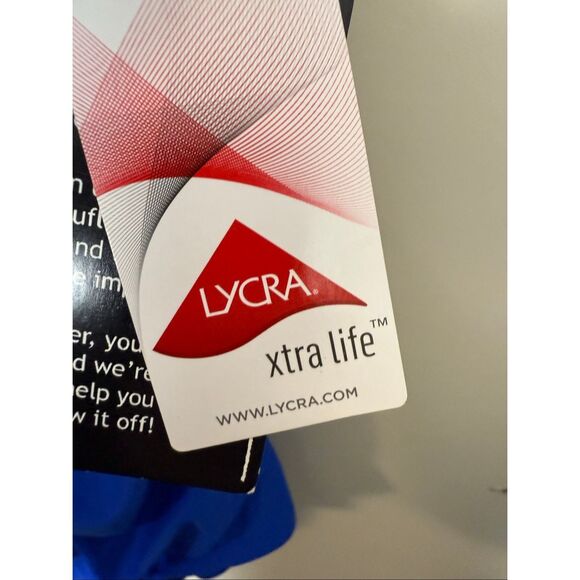 Azul Swimsuit One Piece Ruched Front Cobalt Blue Swimwear Built-in Bra Women's 1 - Picture 3 of 7